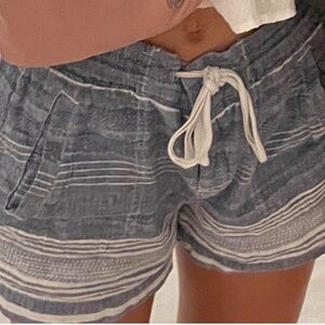 Lou & Grey Textured Blue Athletic Shorts
